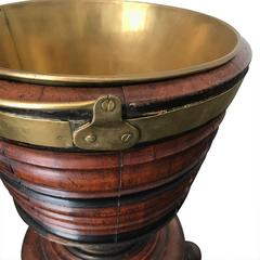 19th Century Mahogany And Brass Wine Cooler