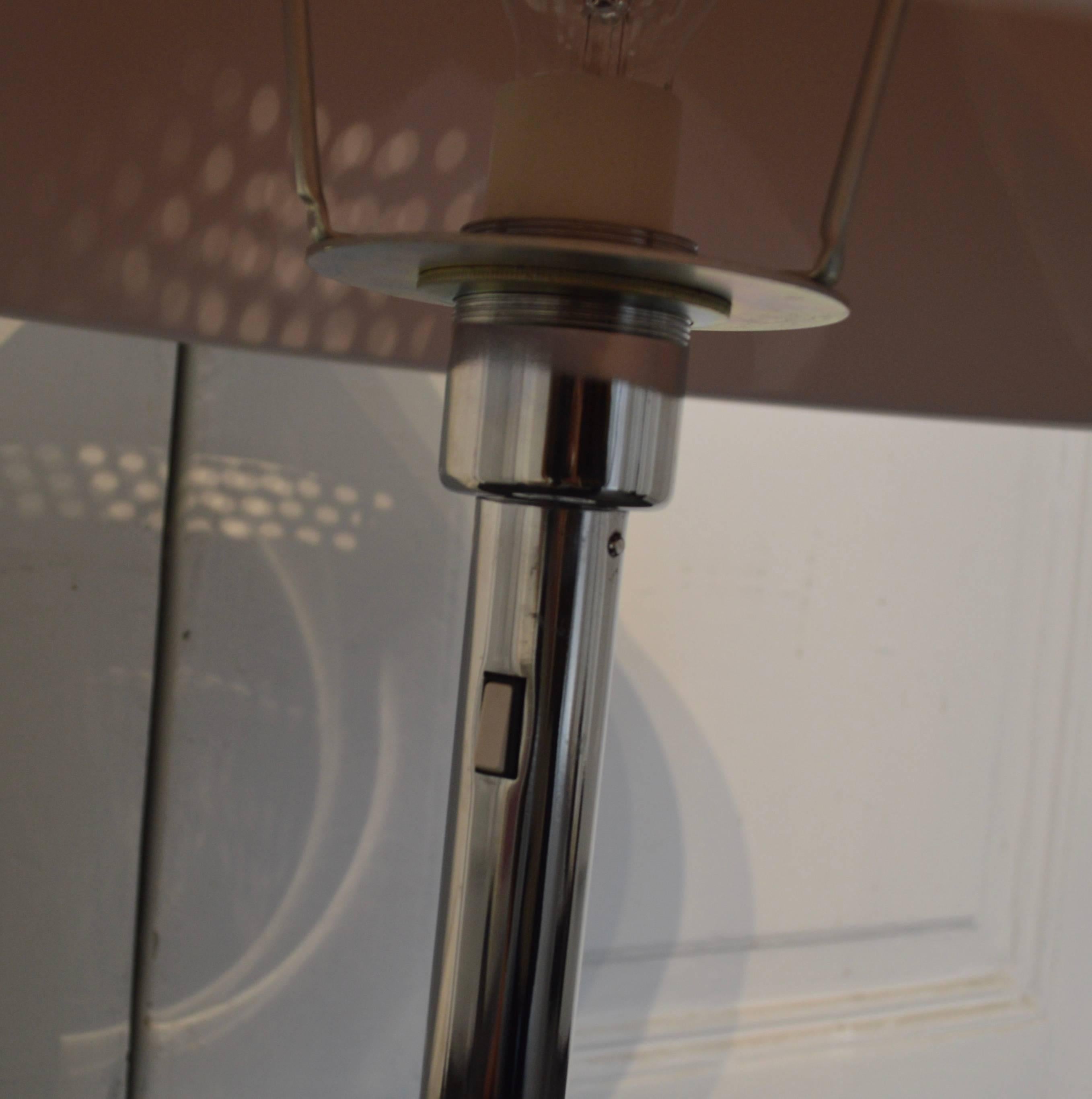 Chrome Midcentury Table Lamp by Per Sundstedt