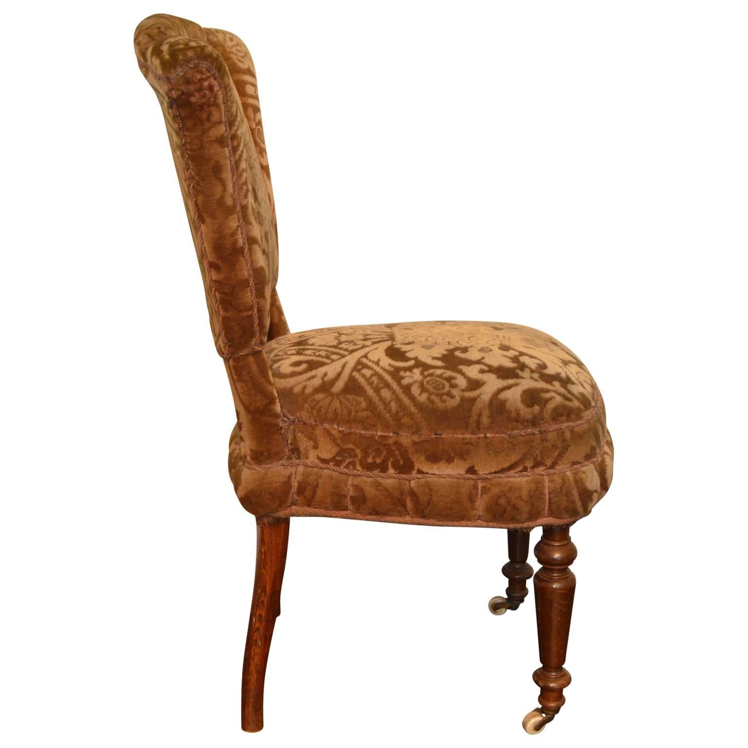 Late 19th Century Victorian Style Slipper or Dining Chair 1