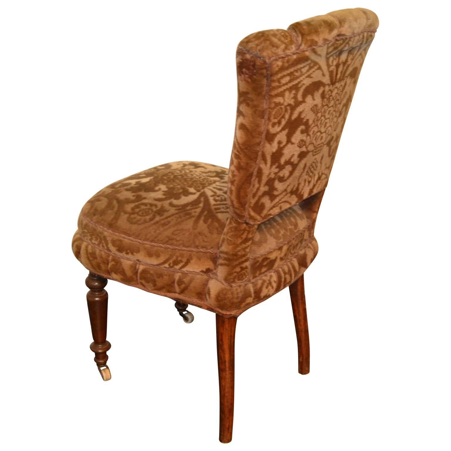 Late 19th Century Victorian Style Slipper or Dining Chair In Good Condition In Copenhagen, K
