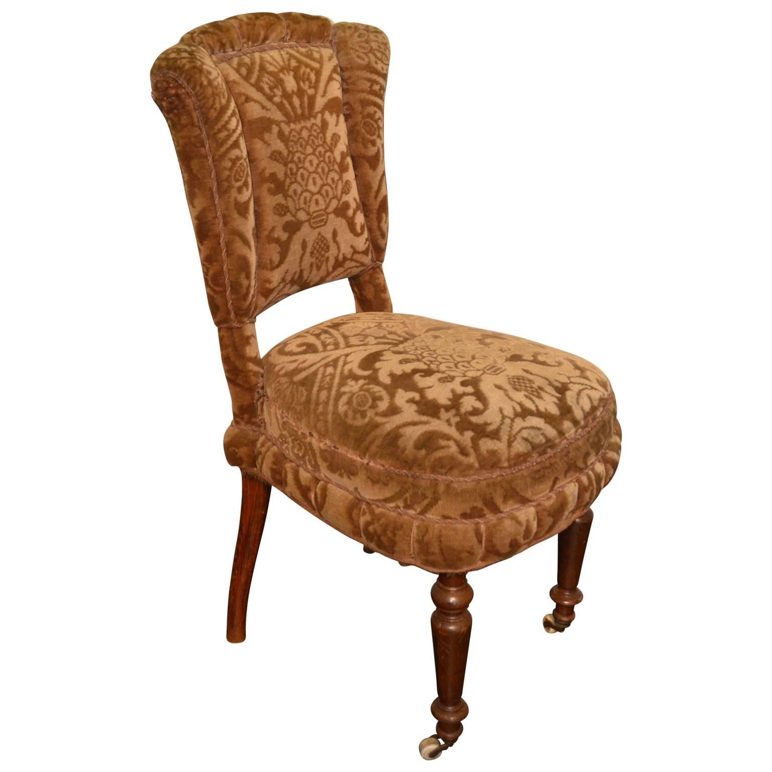 Late 19th Century Victorian Style Slipper or Dining Chair