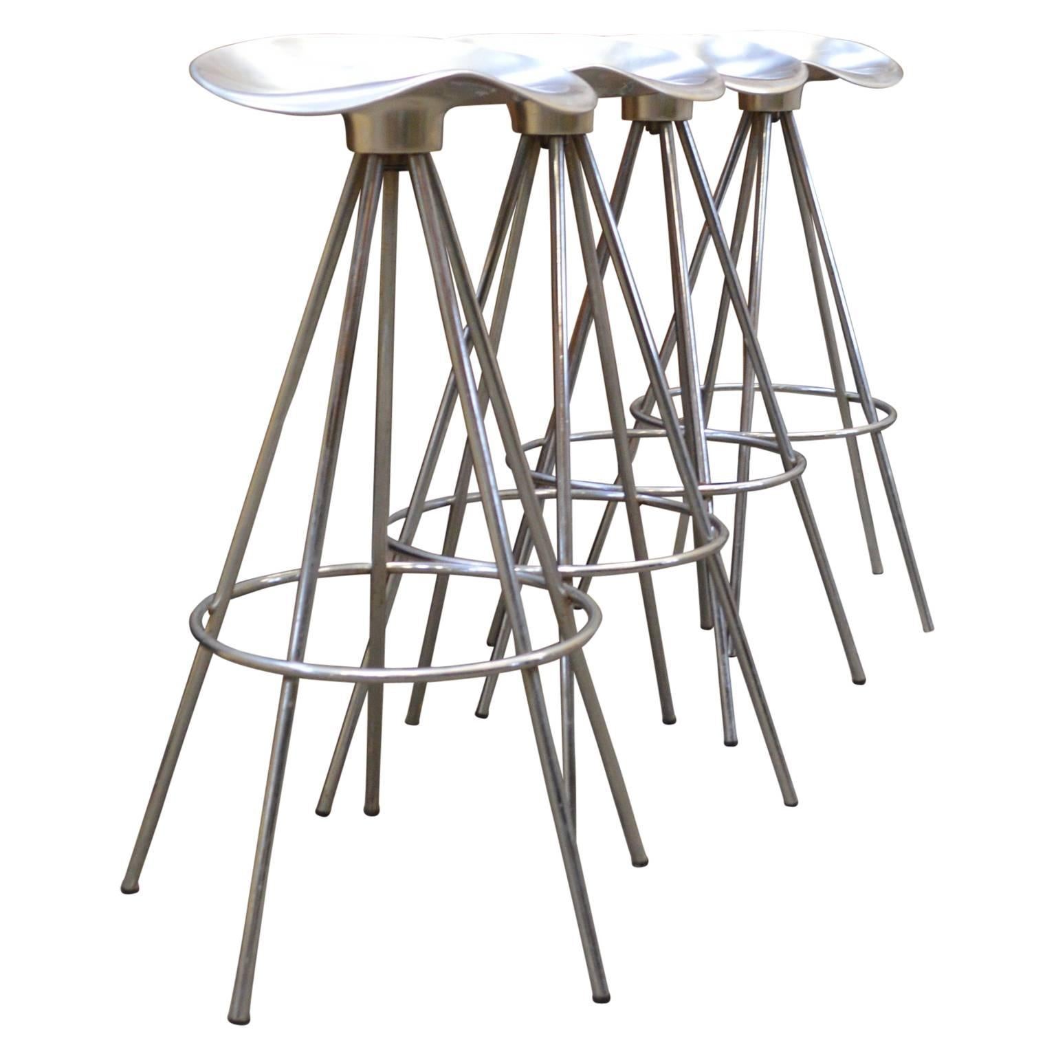 Set of four Jamaica stools by Pepe Cortes manufactured by Amat-3 for Knoll.
 