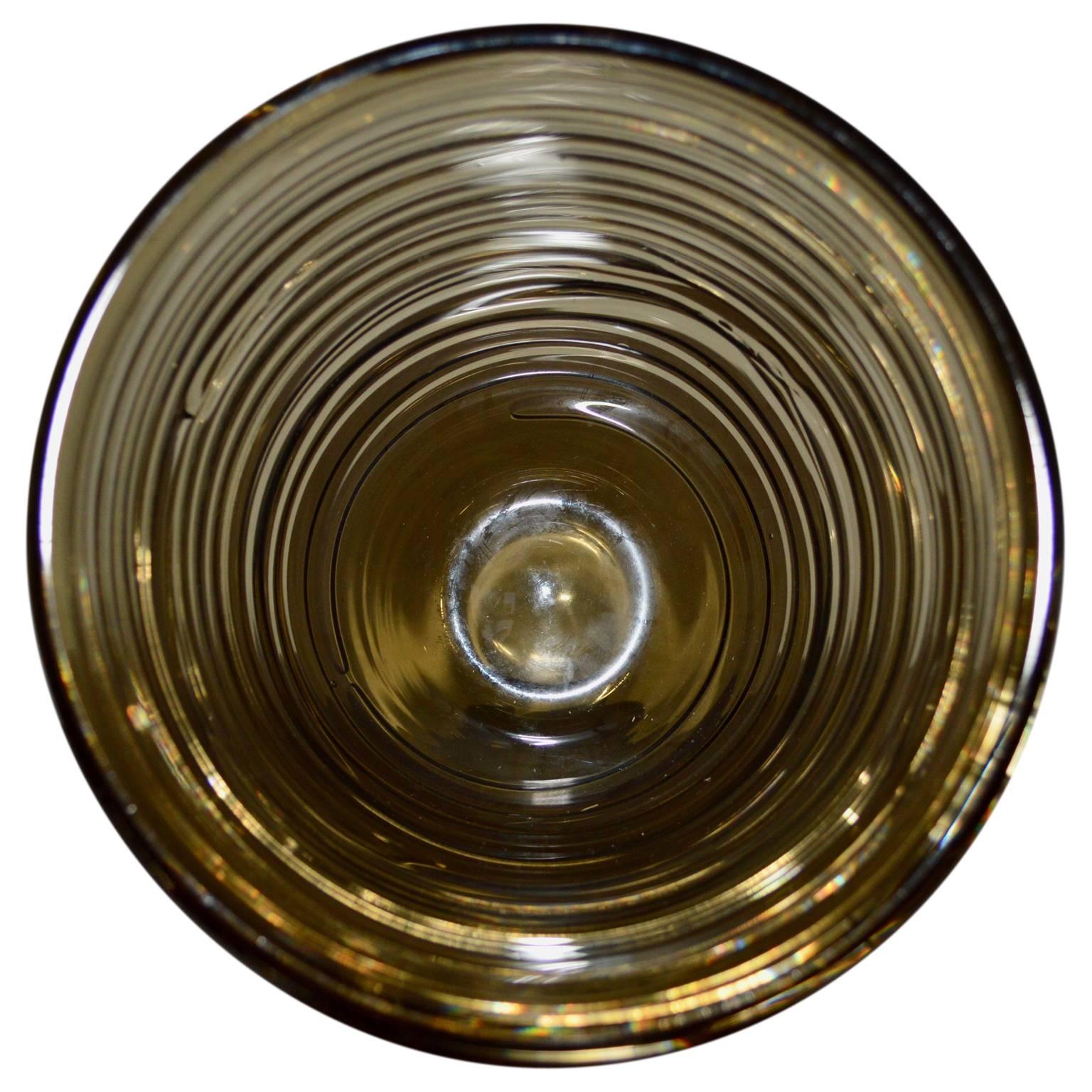 Italian Mid-Century Modern Glass Vase In Good Condition For Sale In Copenhagen, K