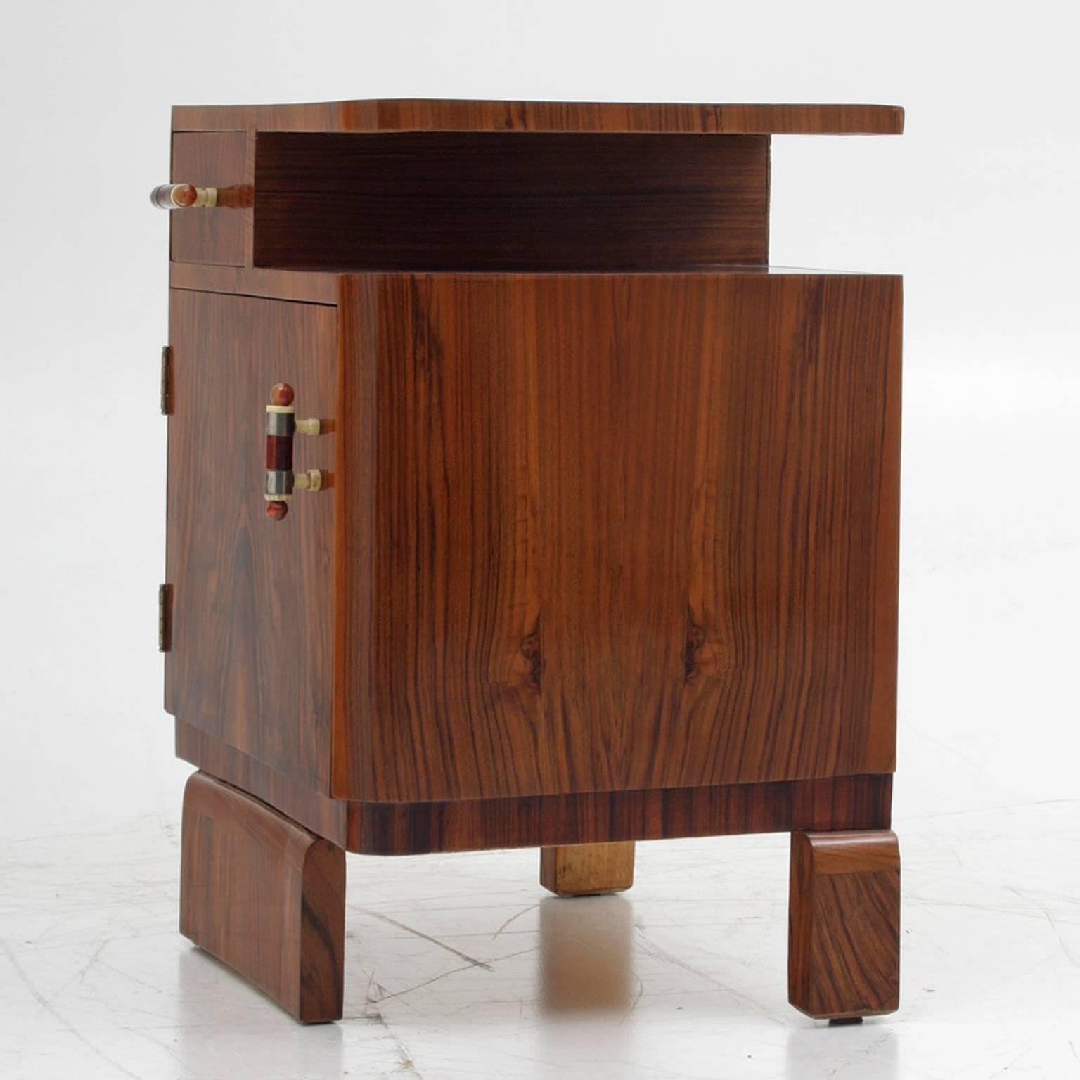 20th Century Pair of Art Deco Bedside Tables, 1920s