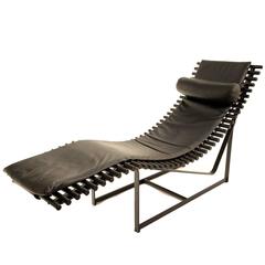 Modern Chaise Longue, Probably Saporiti, Italy, 1970s