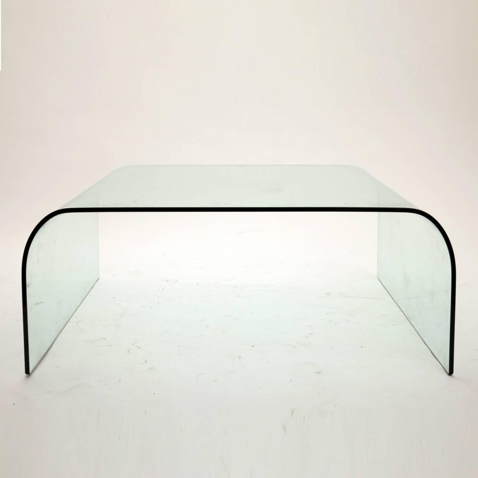 Modern Glass Coffee Table by Pietro Chiesa for Fontana Arte, Mid-20th Century