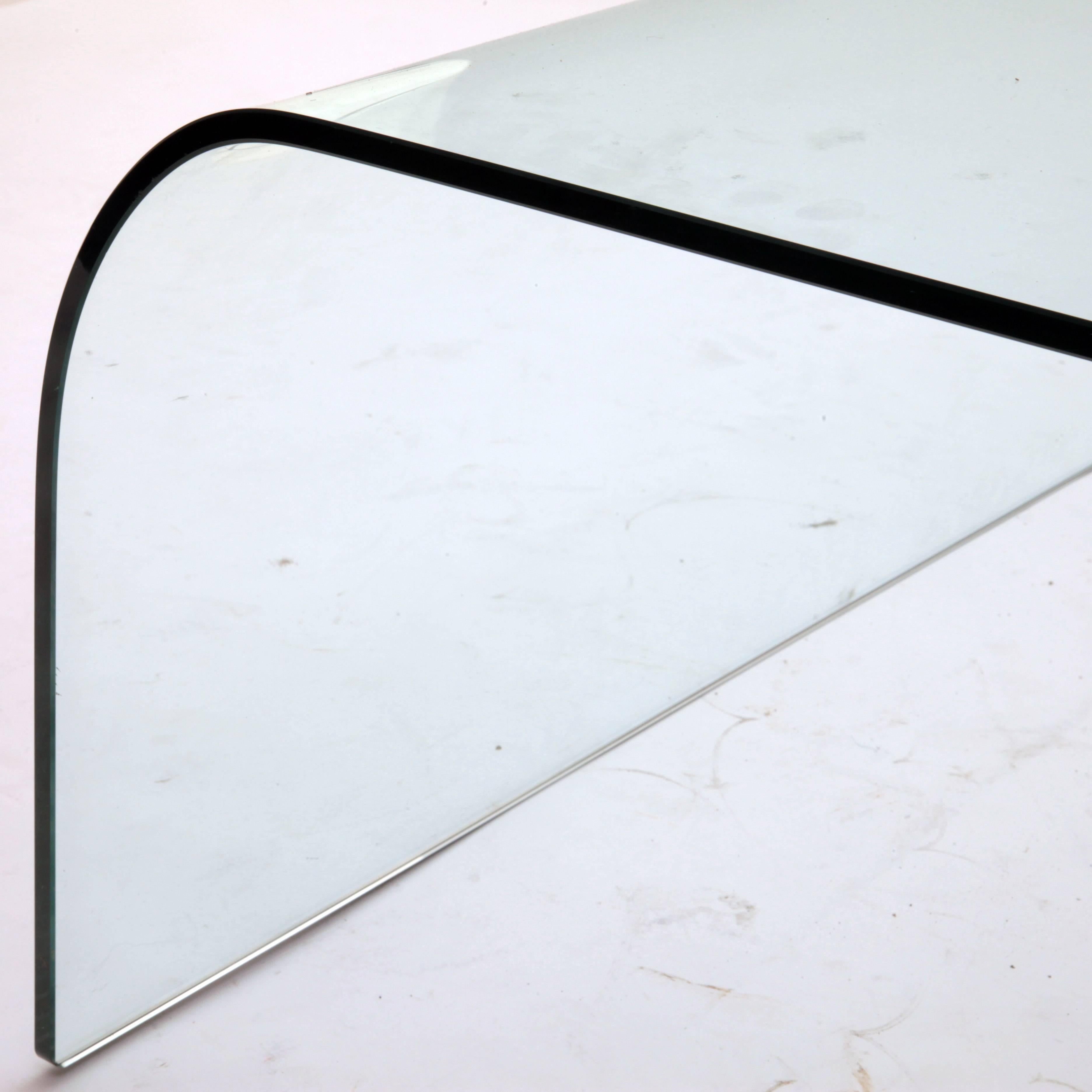 Glass Coffee Table by Pietro Chiesa for Fontana Arte, Mid-20th Century In Excellent Condition In Greding, DE