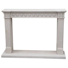 Marble Fireplace Frame, 20th Century