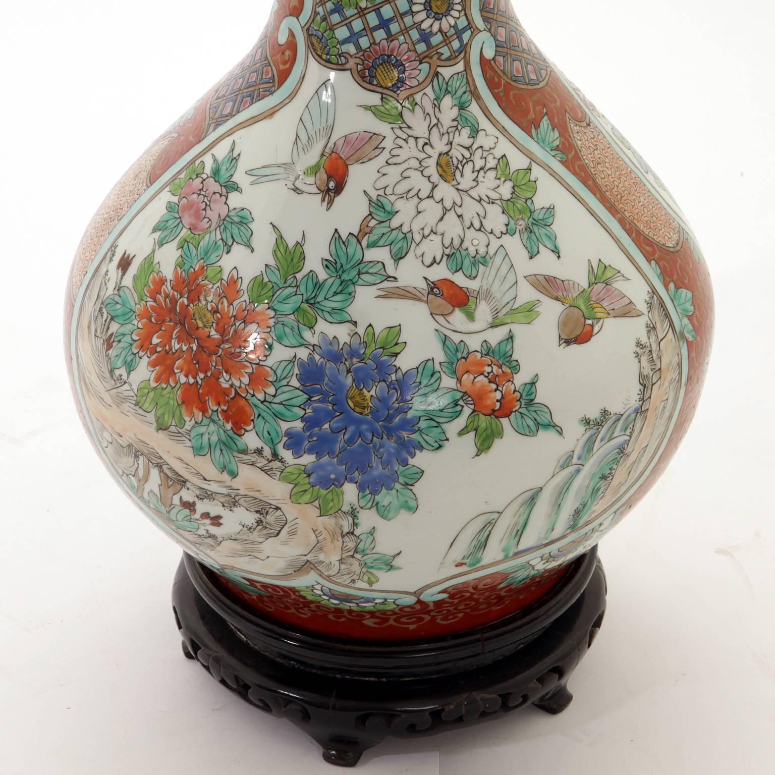 Porcelain Japanese Gourd Bottle, 19th Century