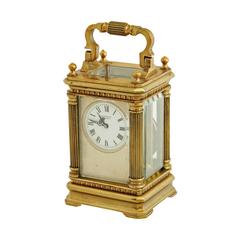 Antique Travelling Clock. L. Döring Leipzig, Late 19th-Early 20th Century