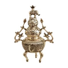 Asian Silver Censer