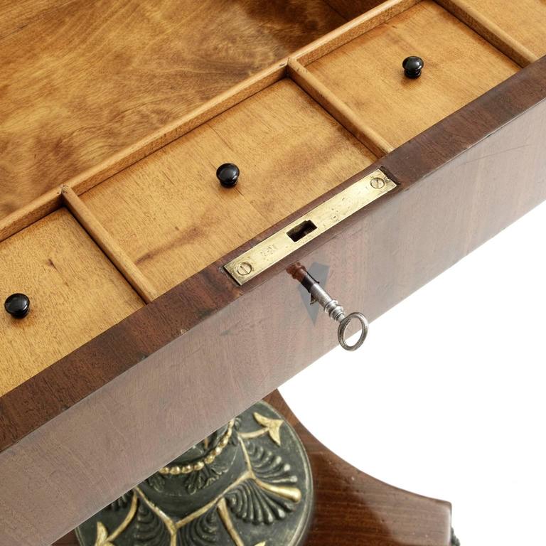 Empire Sewing Table, North German, circa 1800 For Sale at 1stDibs