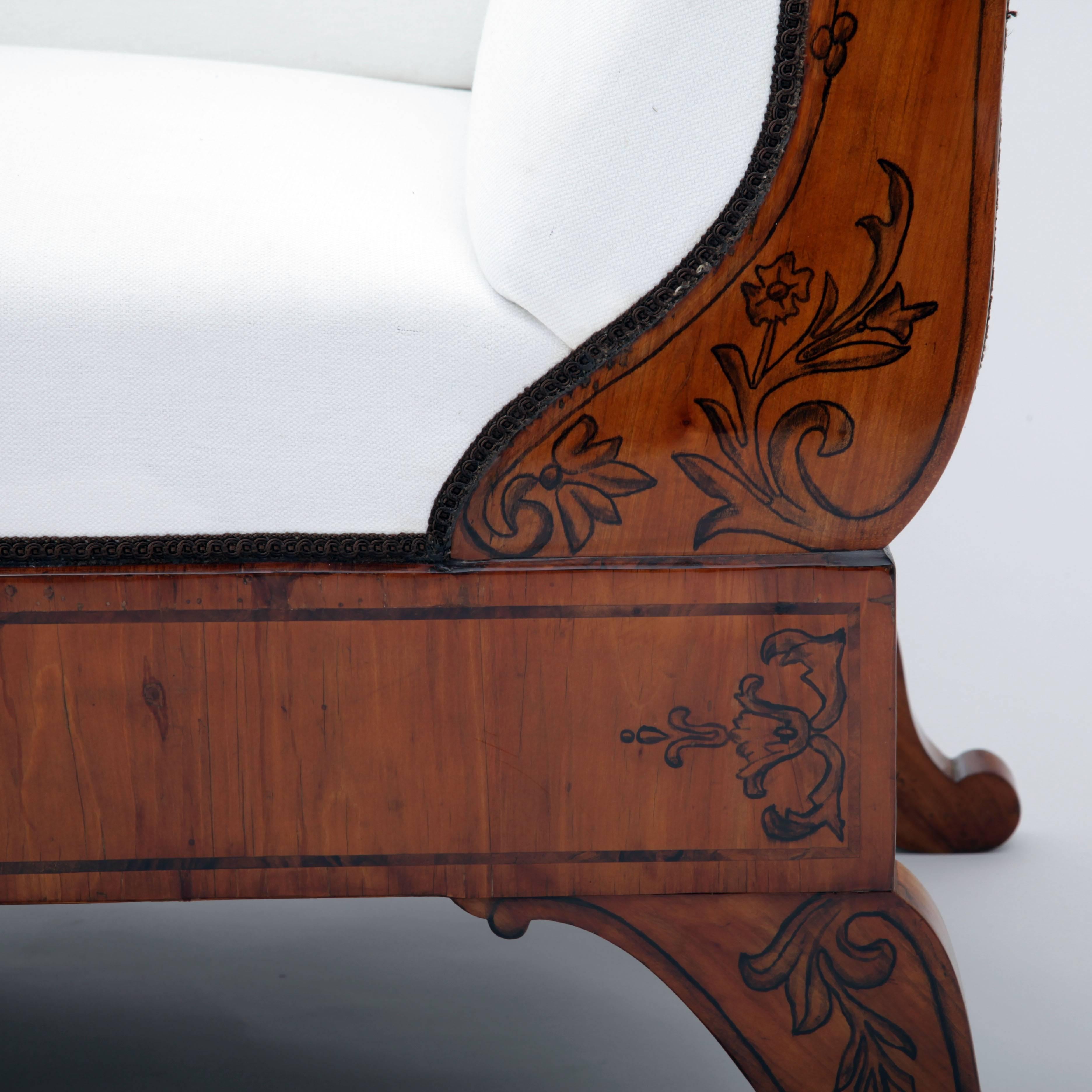 Biedermeier Sofa, South German, 1830-1840 In Excellent Condition In Greding, DE