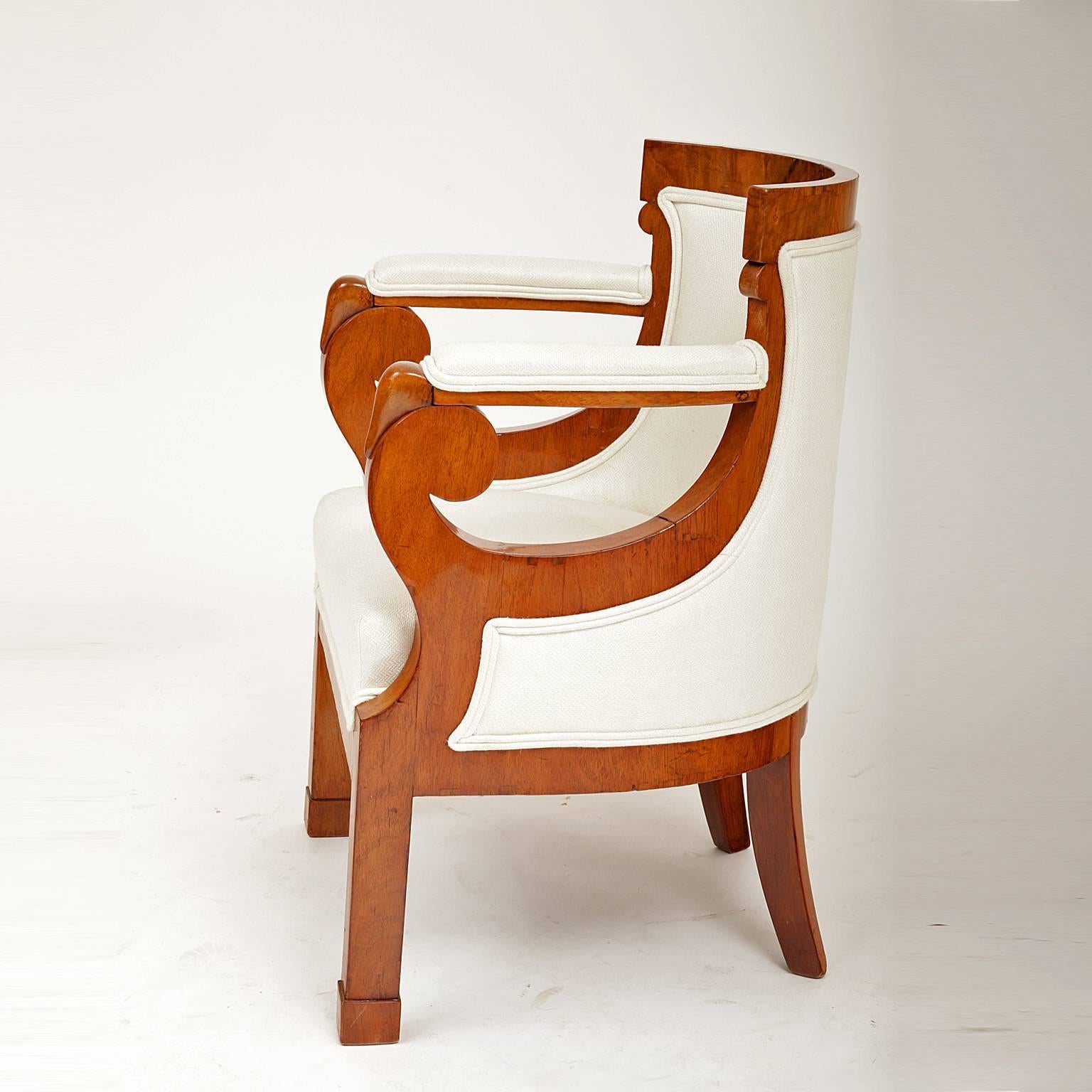 Mid-19th Century Biedermeier Bergere Chairs, circa 1830