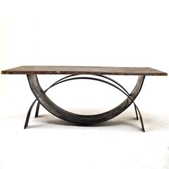 Modernism Fossil Top Coffee table, 1950s