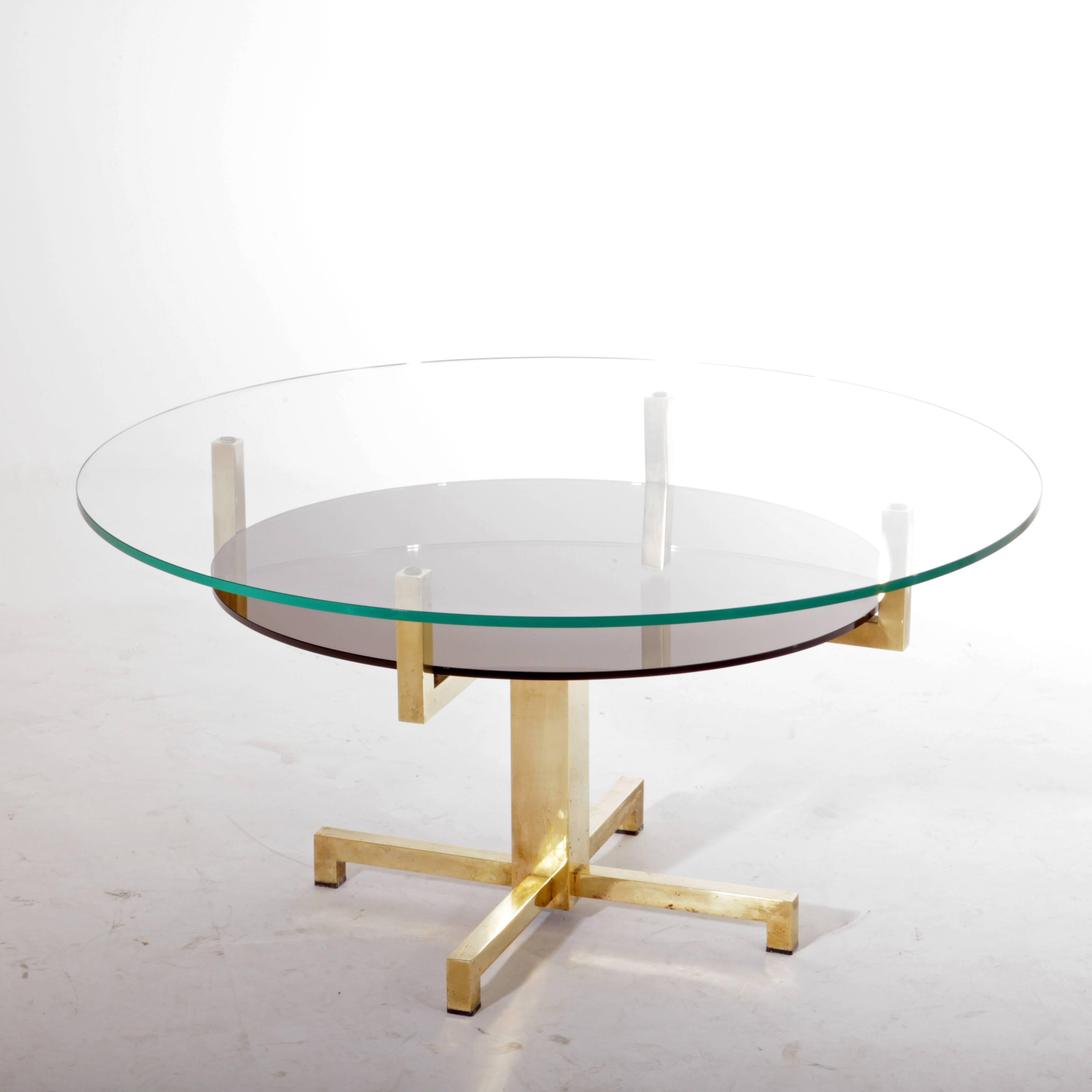 Glass Table by Romeo Rega, Italy, 1970s In Excellent Condition In Greding, DE