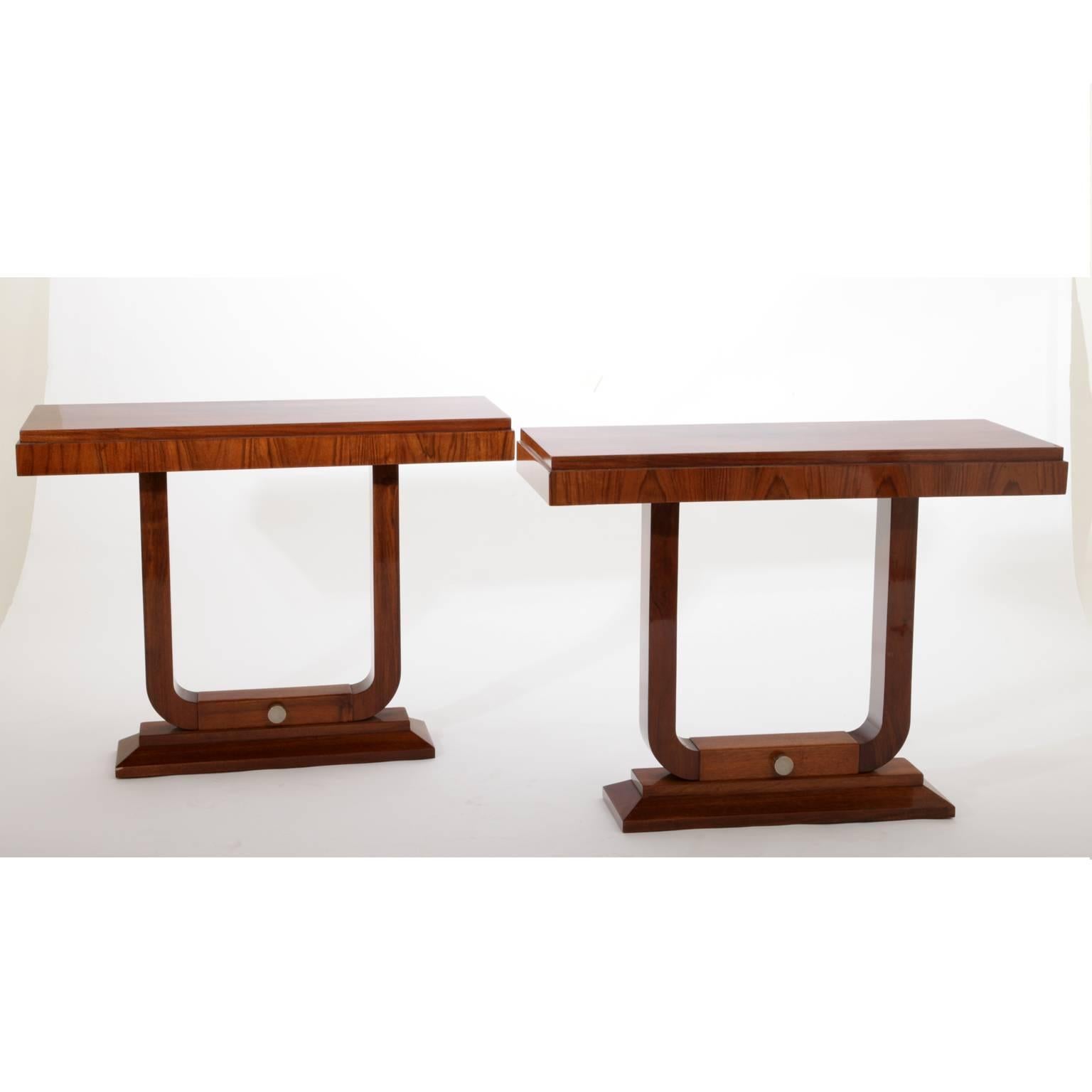 Art Deco Style Console Tables, 21st Century In Excellent Condition In Greding, DE