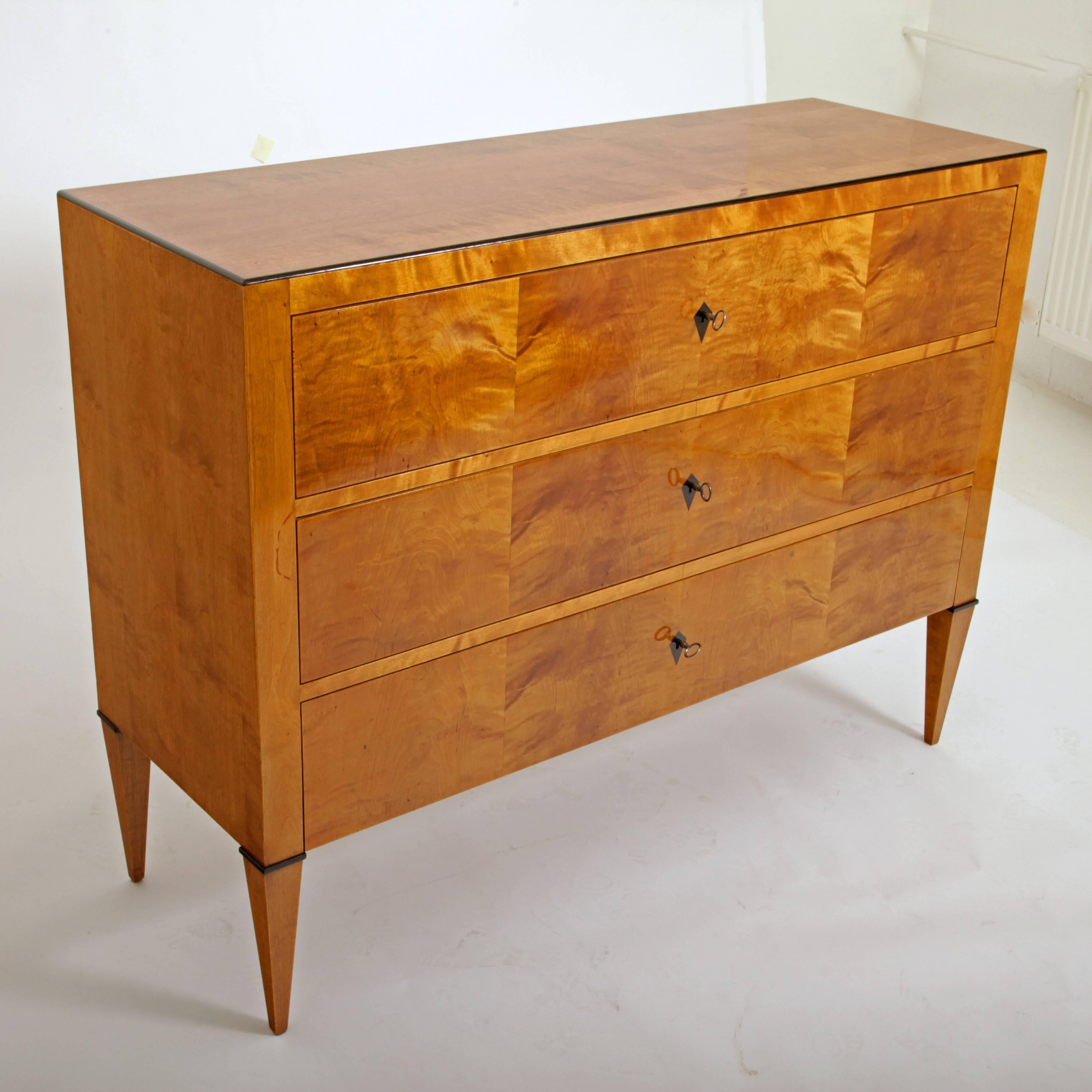 Early 20th Century Biedermeier-Style Chest of Drawers, Probably Italy, circa 1900