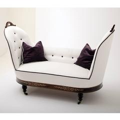 Napoleon III Double Ended Settee, France 19th Century