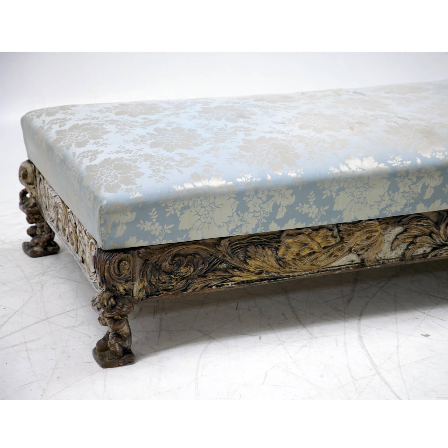 Bench, Prob. Italy, Late 18th Century In Excellent Condition In Greding, DE