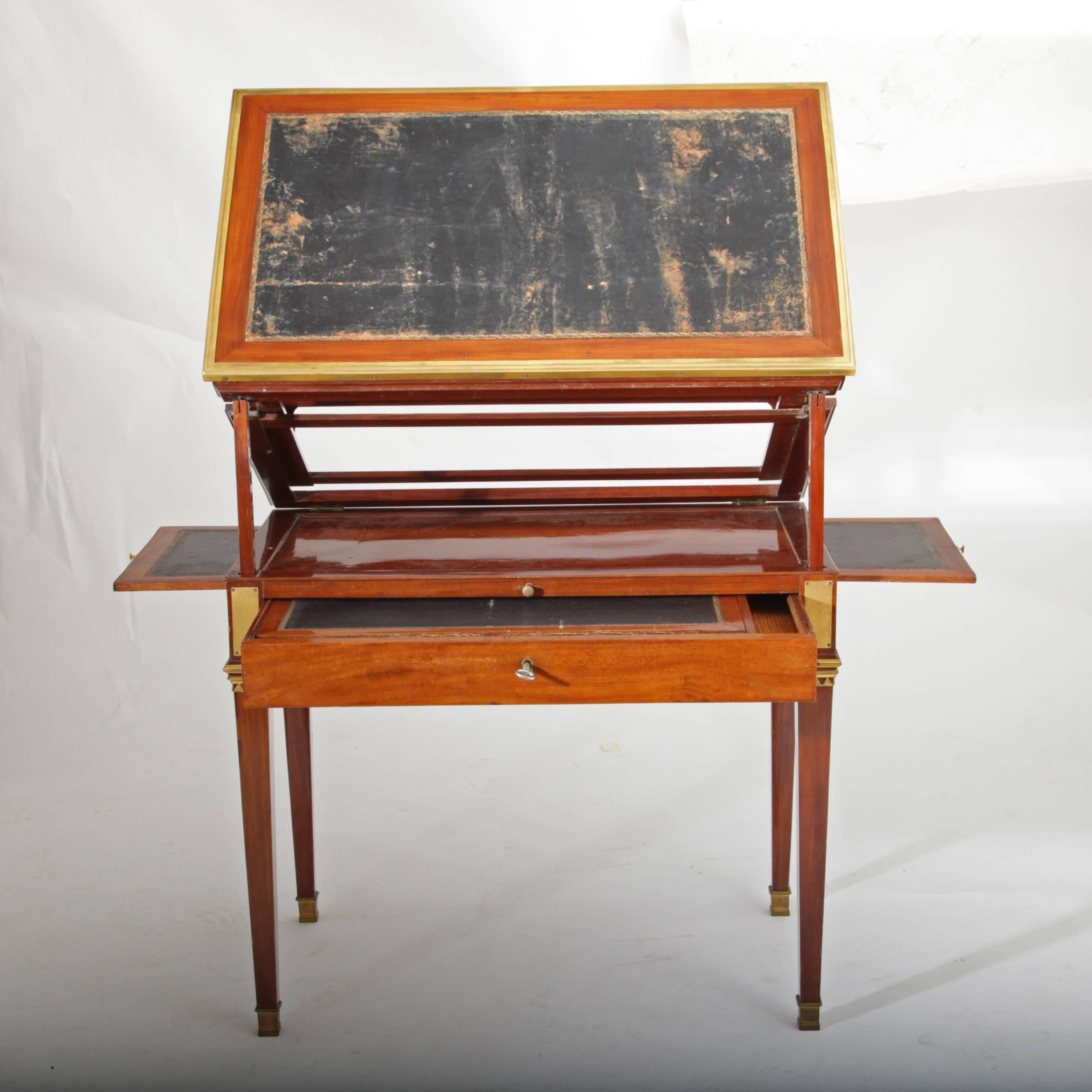 Directoire Writing Table à la Tronchin, circa 1800