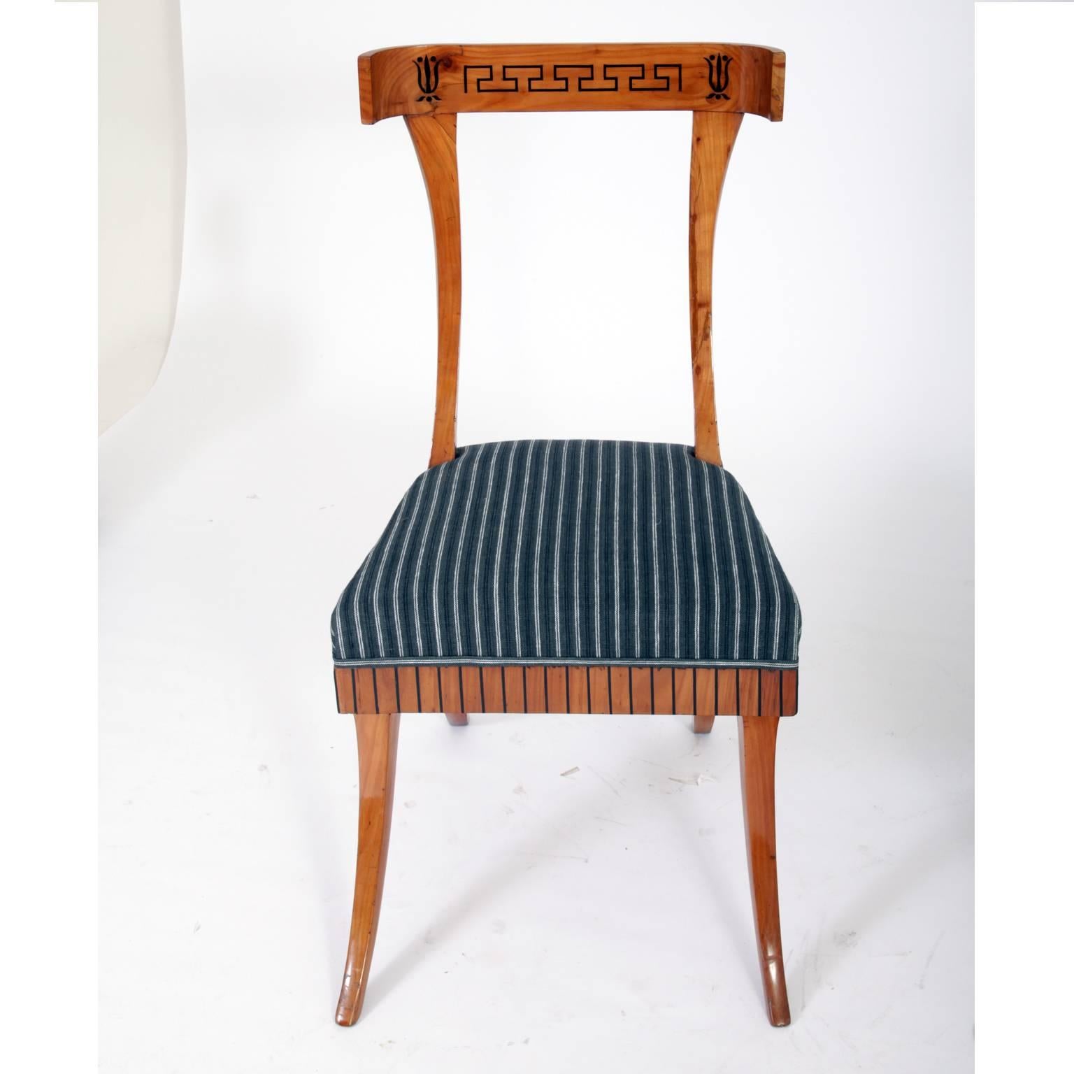 North European Klismos Chairs, 19th Century 2