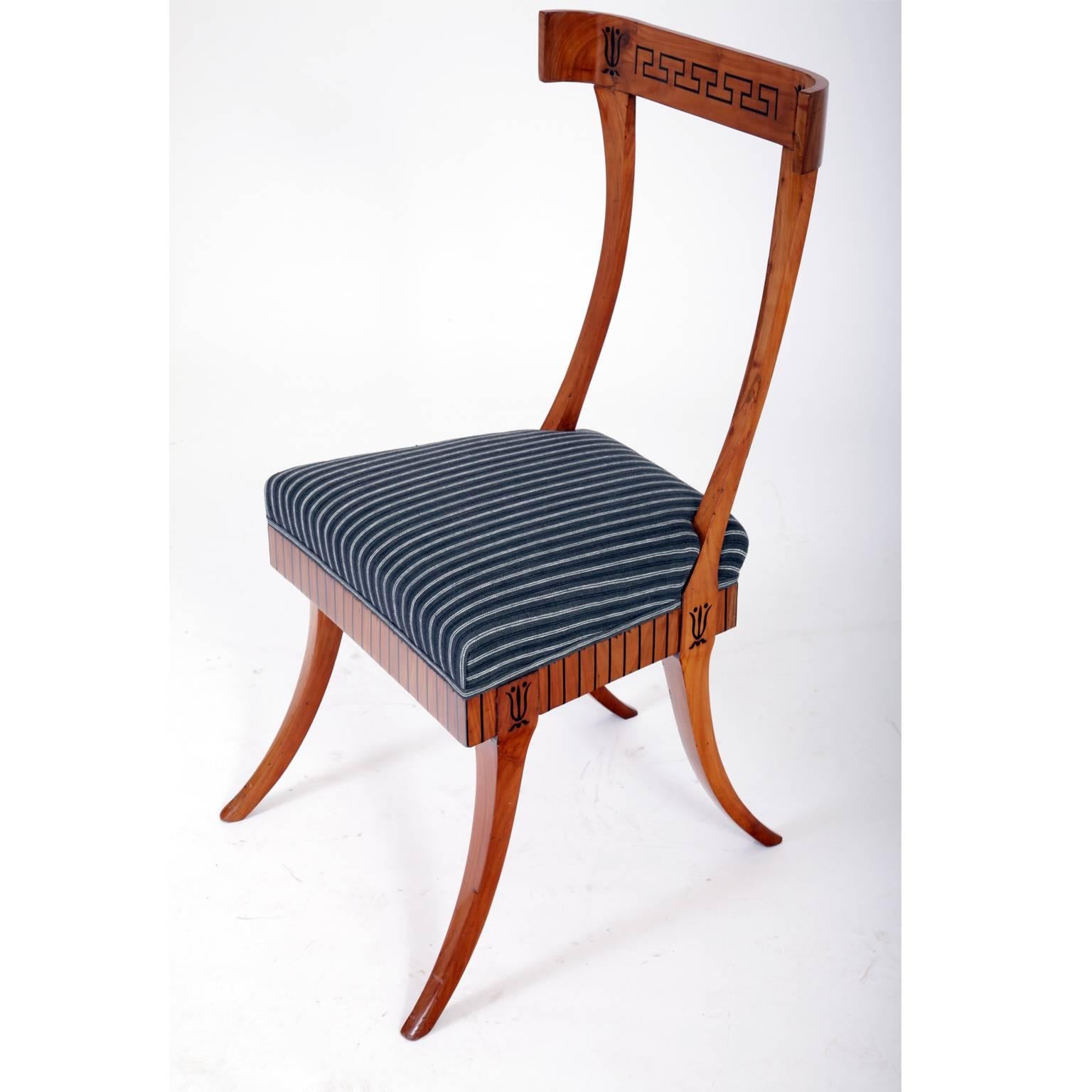 North European Klismos Chairs, 19th Century 1