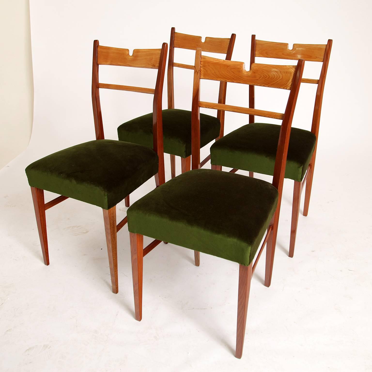 Mid-Century Dining Room Chairs, Italy In Good Condition In Greding, DE