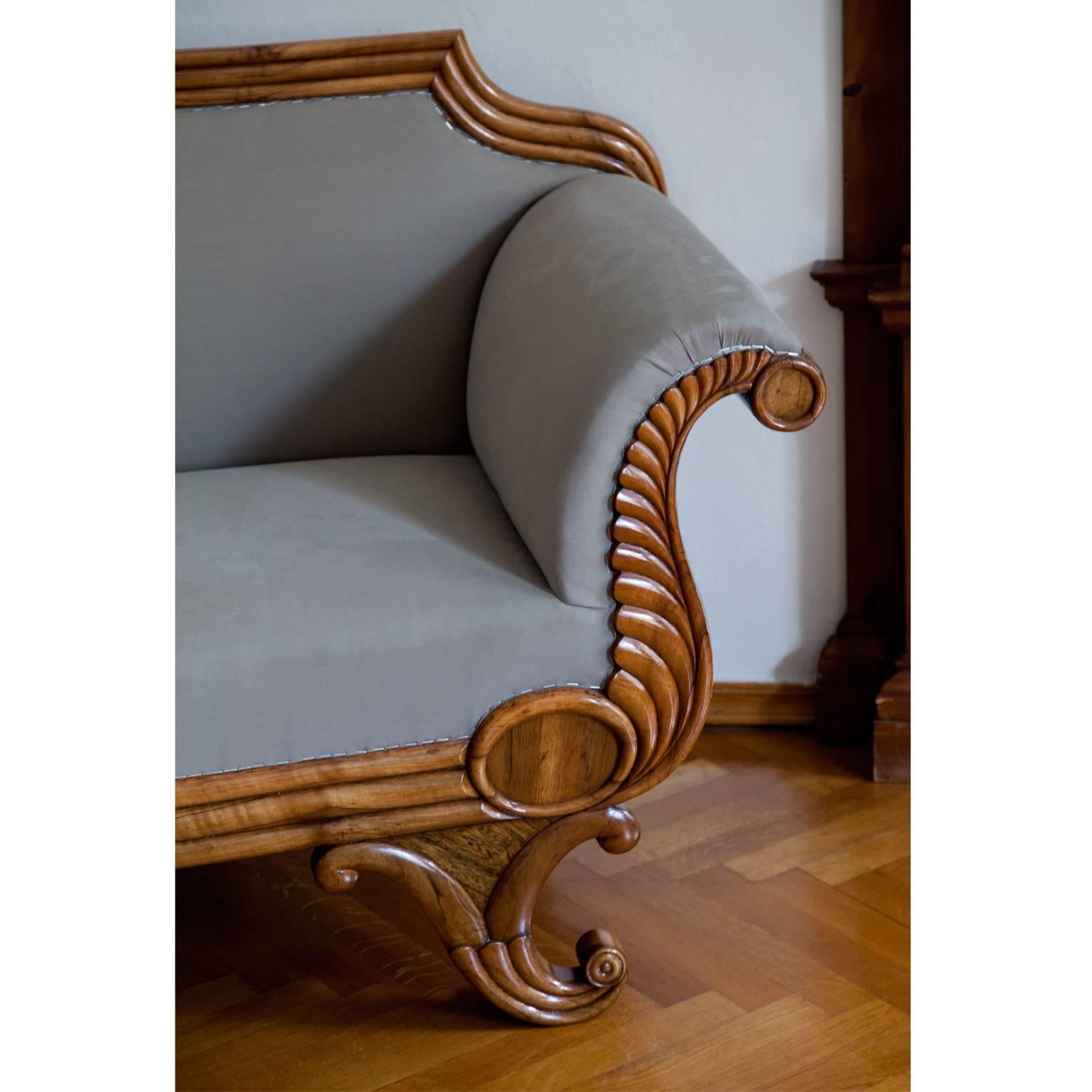 Biedermeier-Sofa, Prob. Wien, um 1830 (Österreichisch) im Angebot