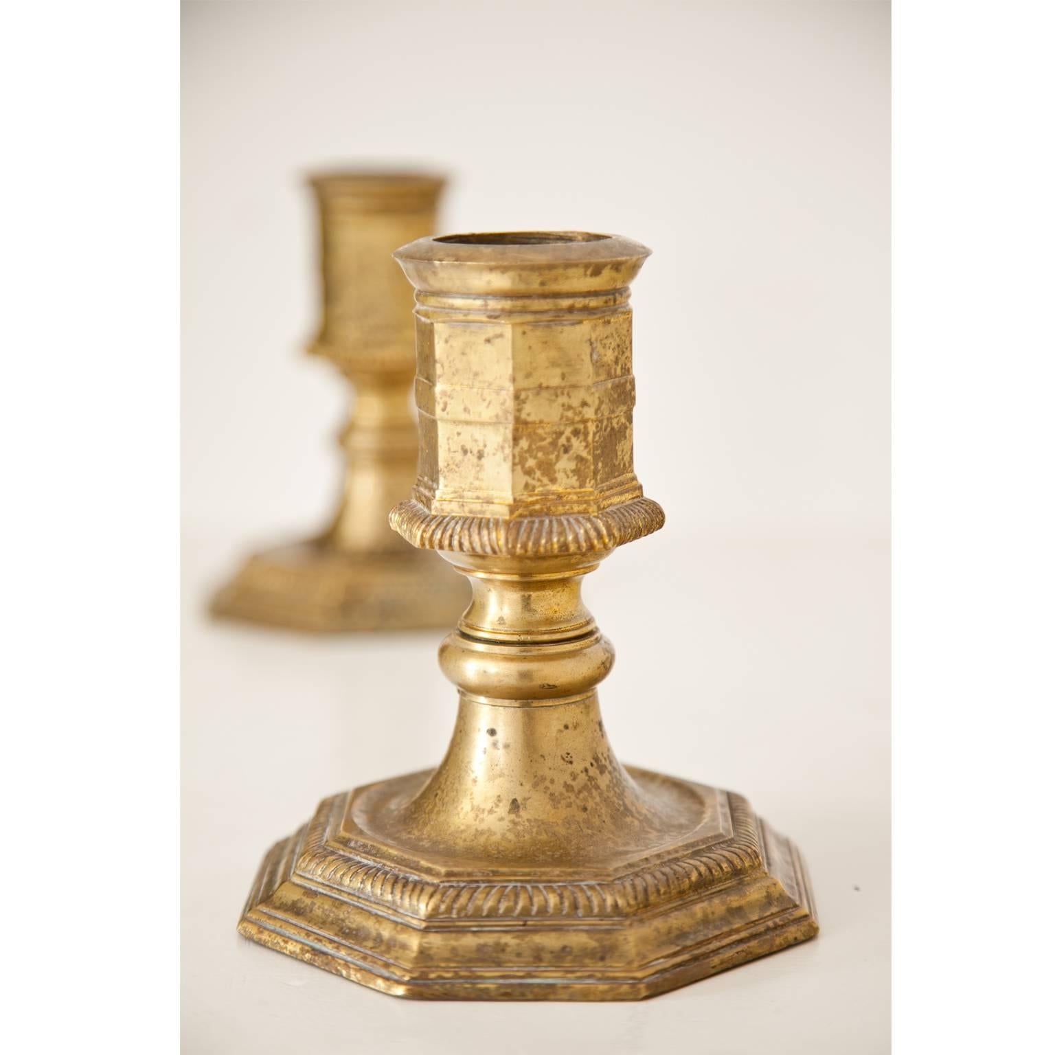 Renaissance Italian Candlesticks, circa 1680