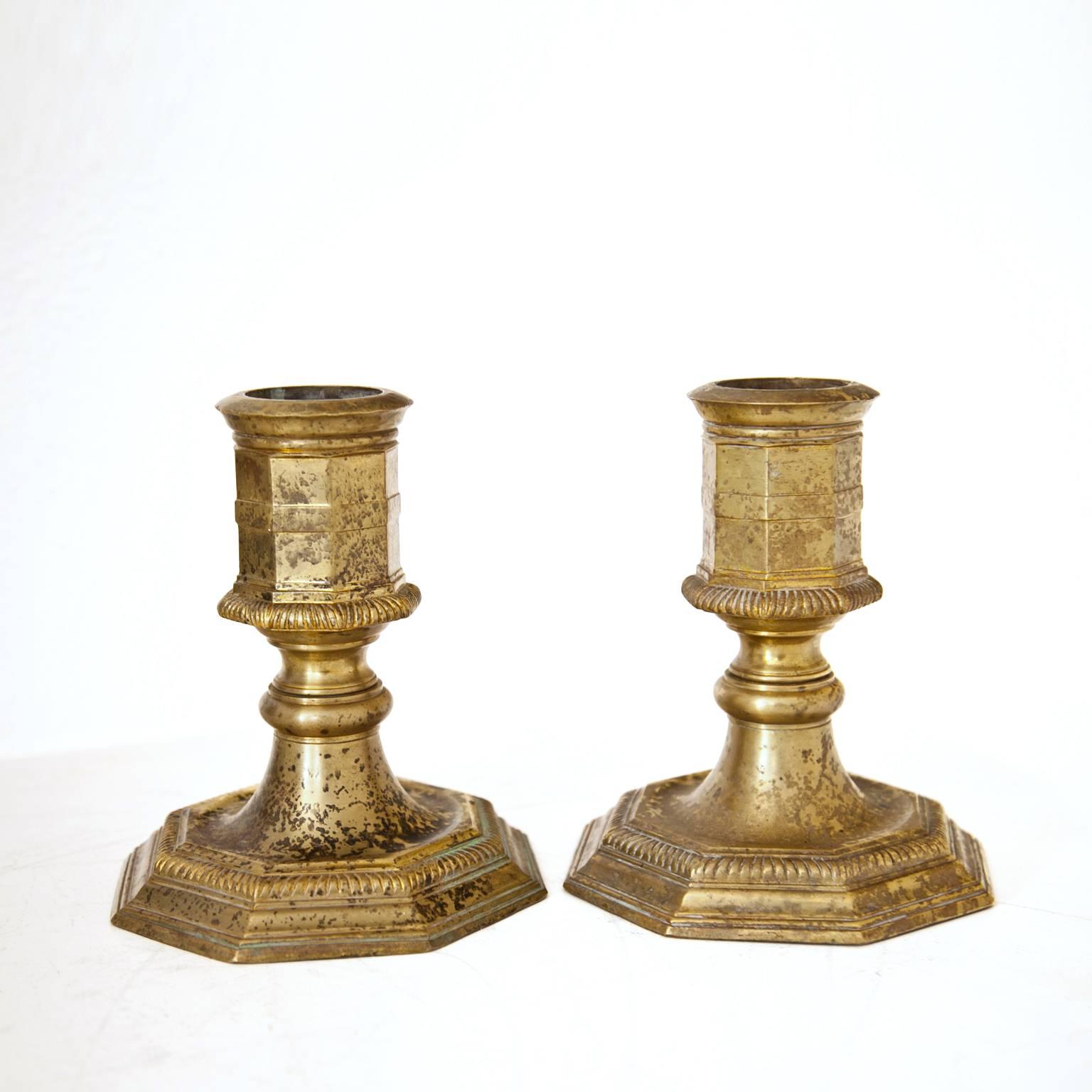 Italian Candlesticks, circa 1680 In Excellent Condition In Greding, DE