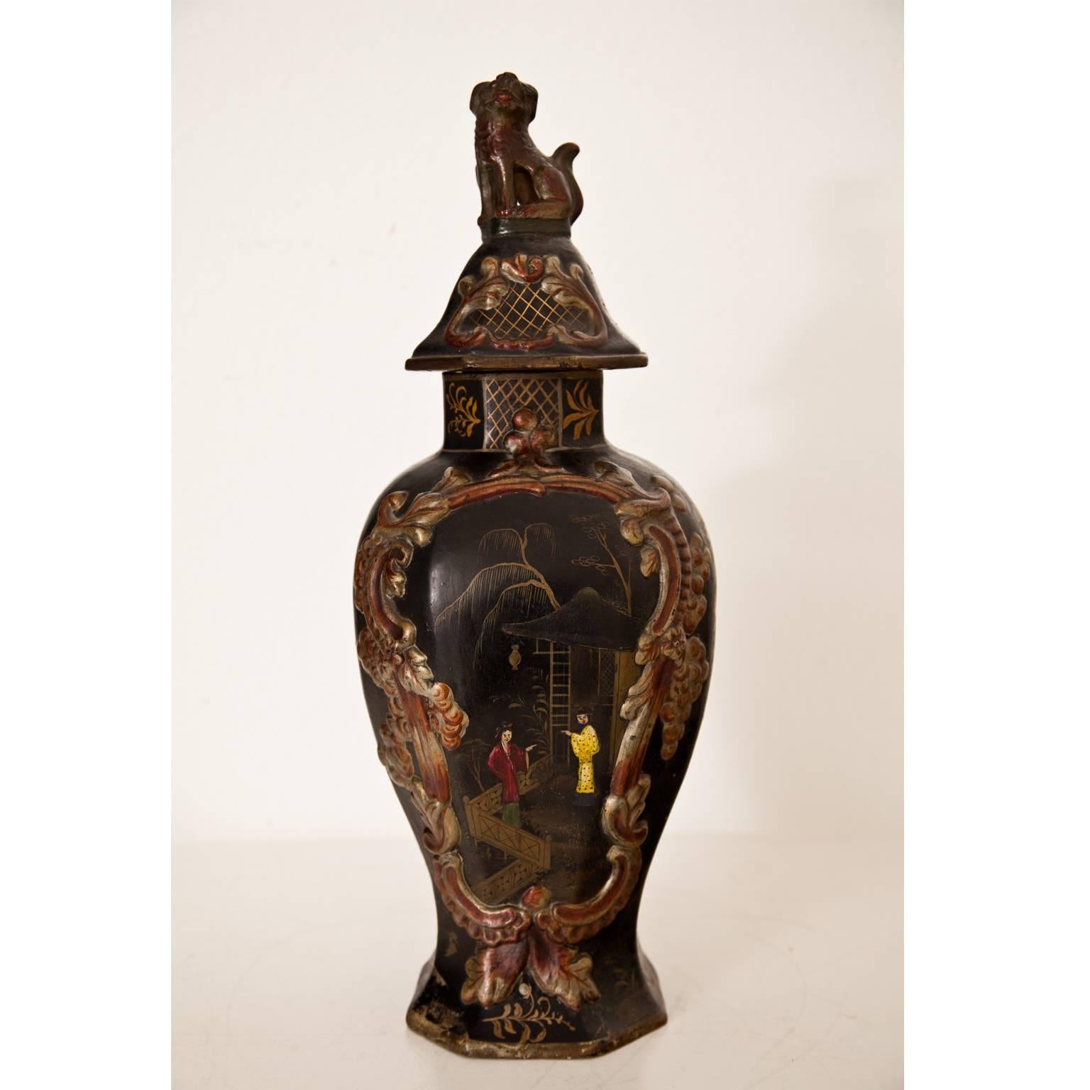 Mid-19th Century Chinese Vases, Berlin, circa 1840