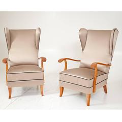 Wingback Chairs, 1960s