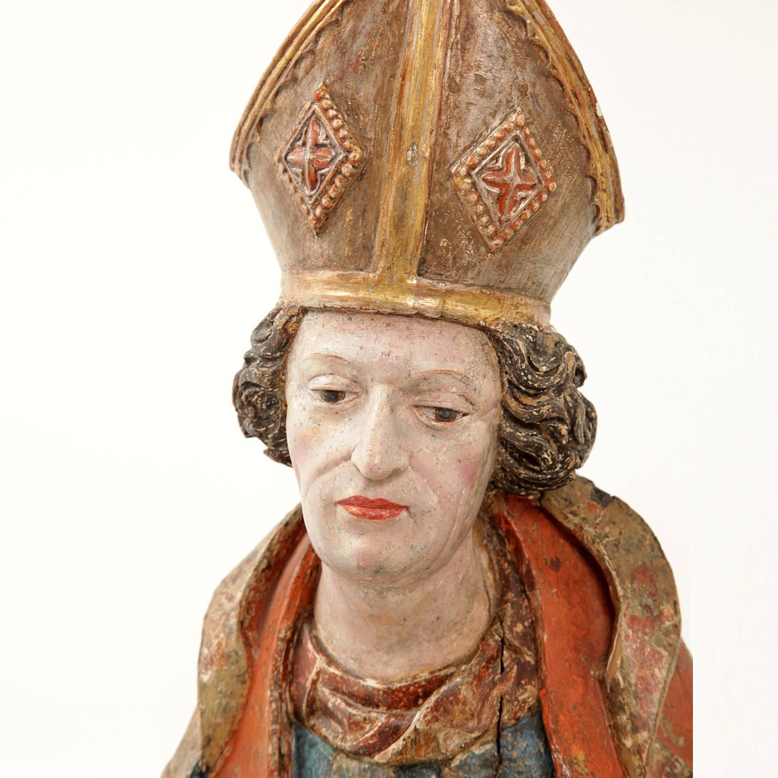Sculpture of Saint Eligius, 1480-1500 at 1stDibs