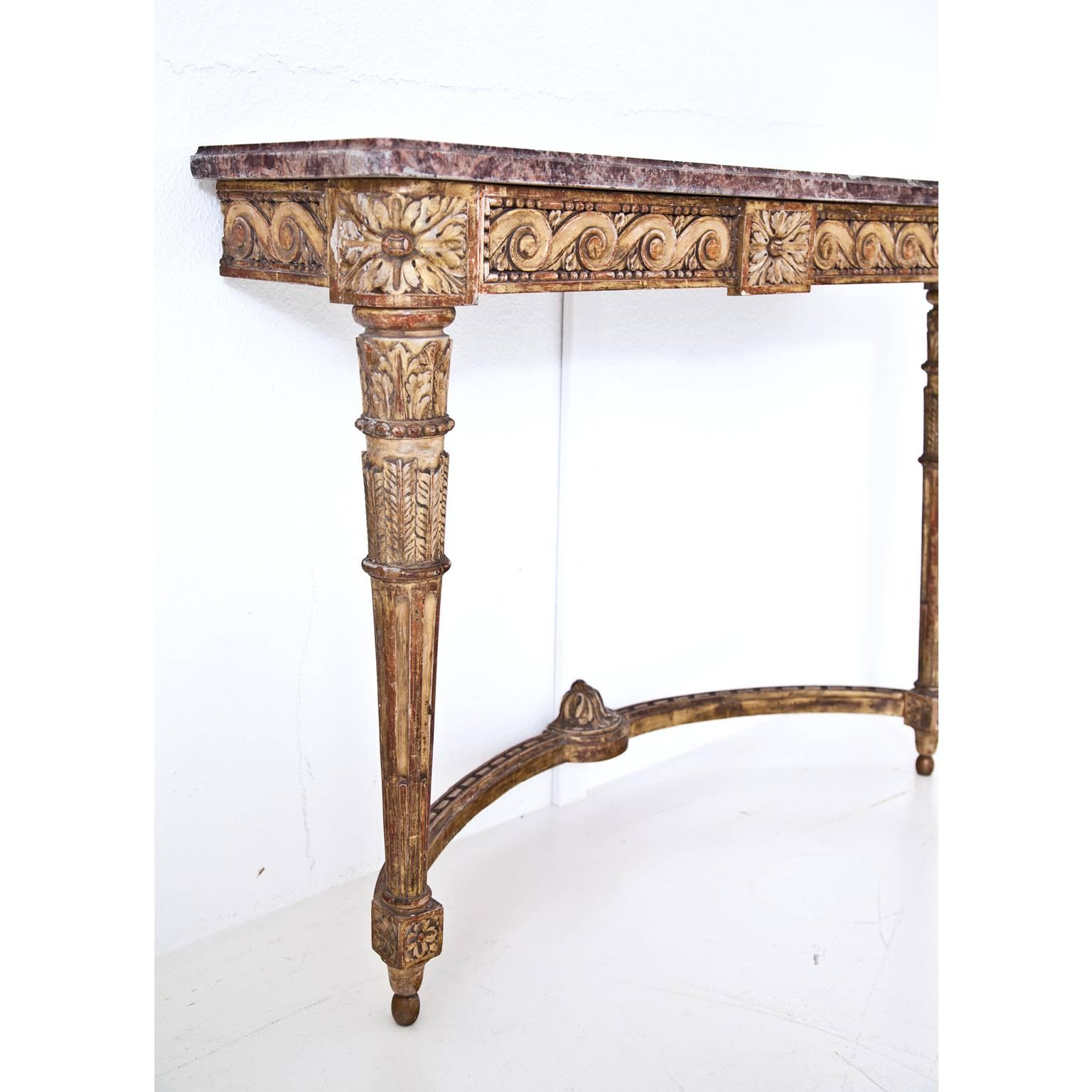 French Louis Seize Console Table, France, 18th Century