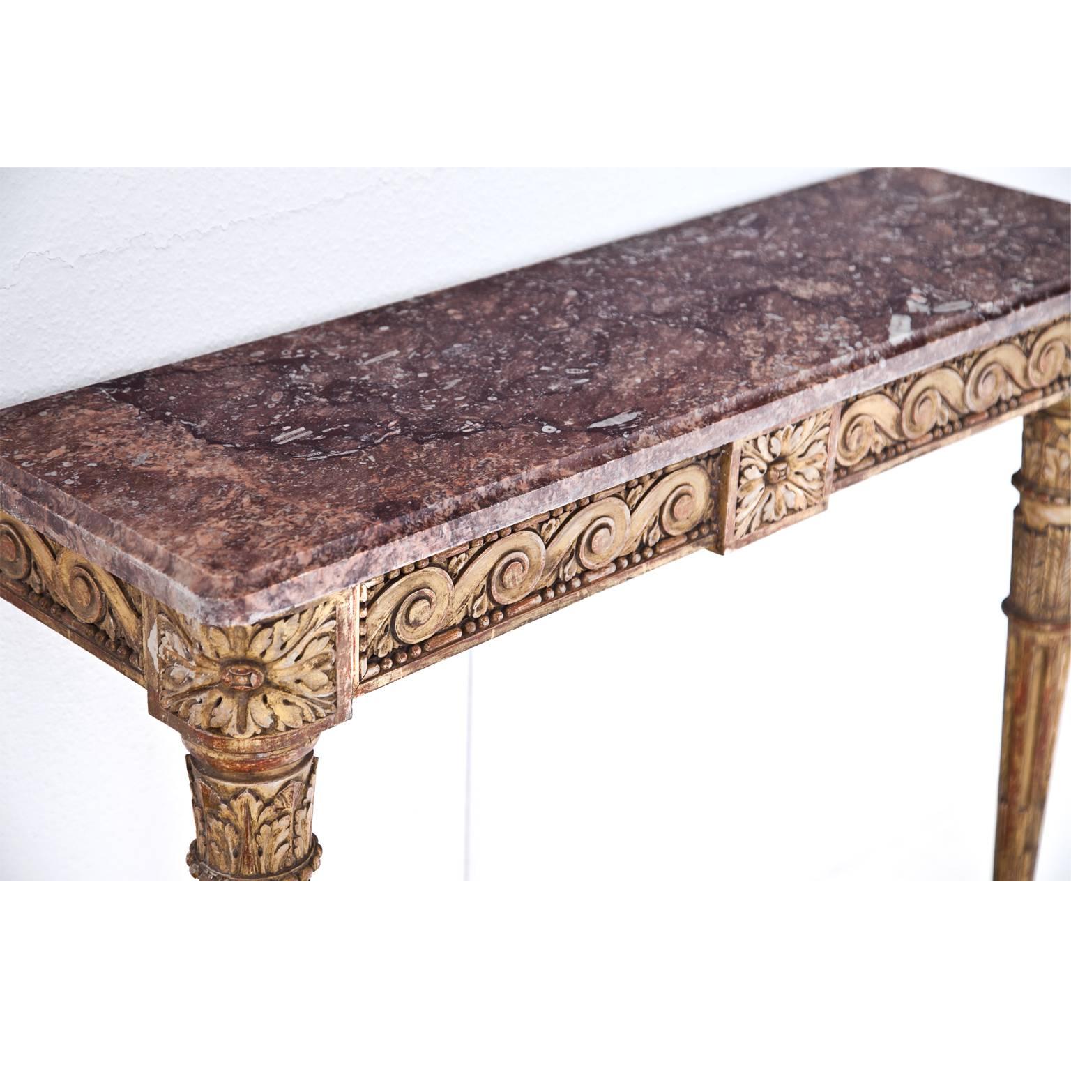 Louis Seize Console Table, France, 18th Century In Excellent Condition In Greding, DE