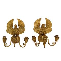 Empire Sconces, Probably Scandinavia, circa 1800