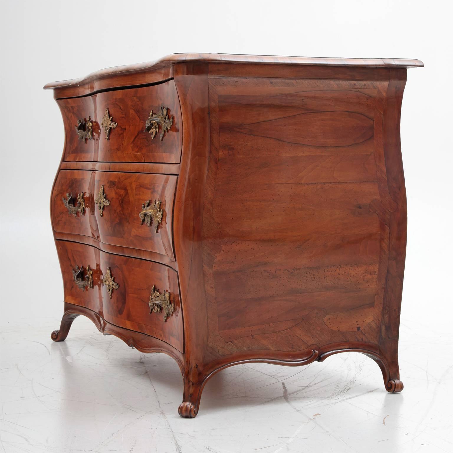 18th Century and Earlier Baroque Chest of Drawers, West Germany, 18th Century