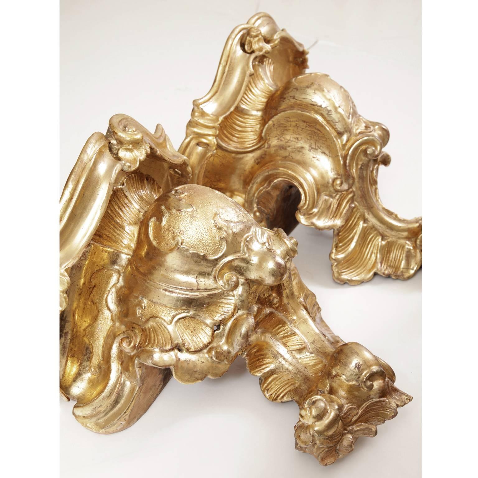 German Wall Brackets, Castle 'Neues Palais', Berlin, circa 1765