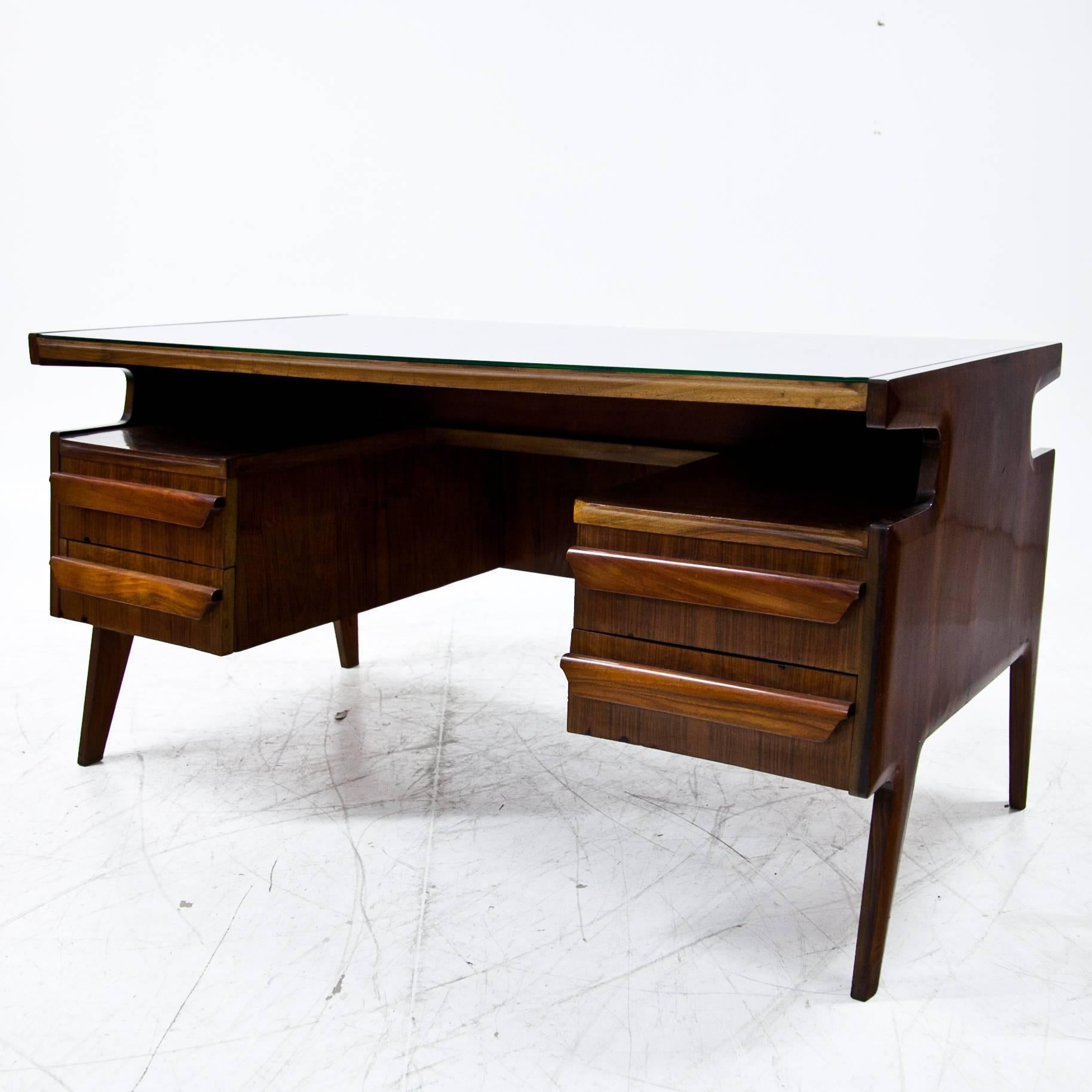 Executive Desk Attributed to Silvio Cavatorta, Italy, 1950s 1
