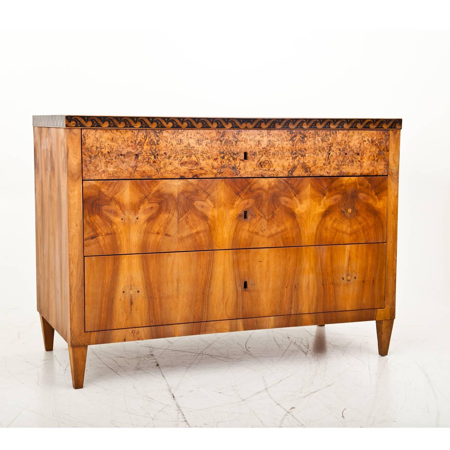 Early 19th Century Biedermeier Chest of Drawers, Probably South German, 1820s