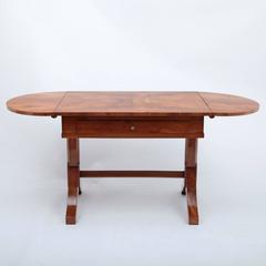 Biedermeier Folding Table, 19th Century