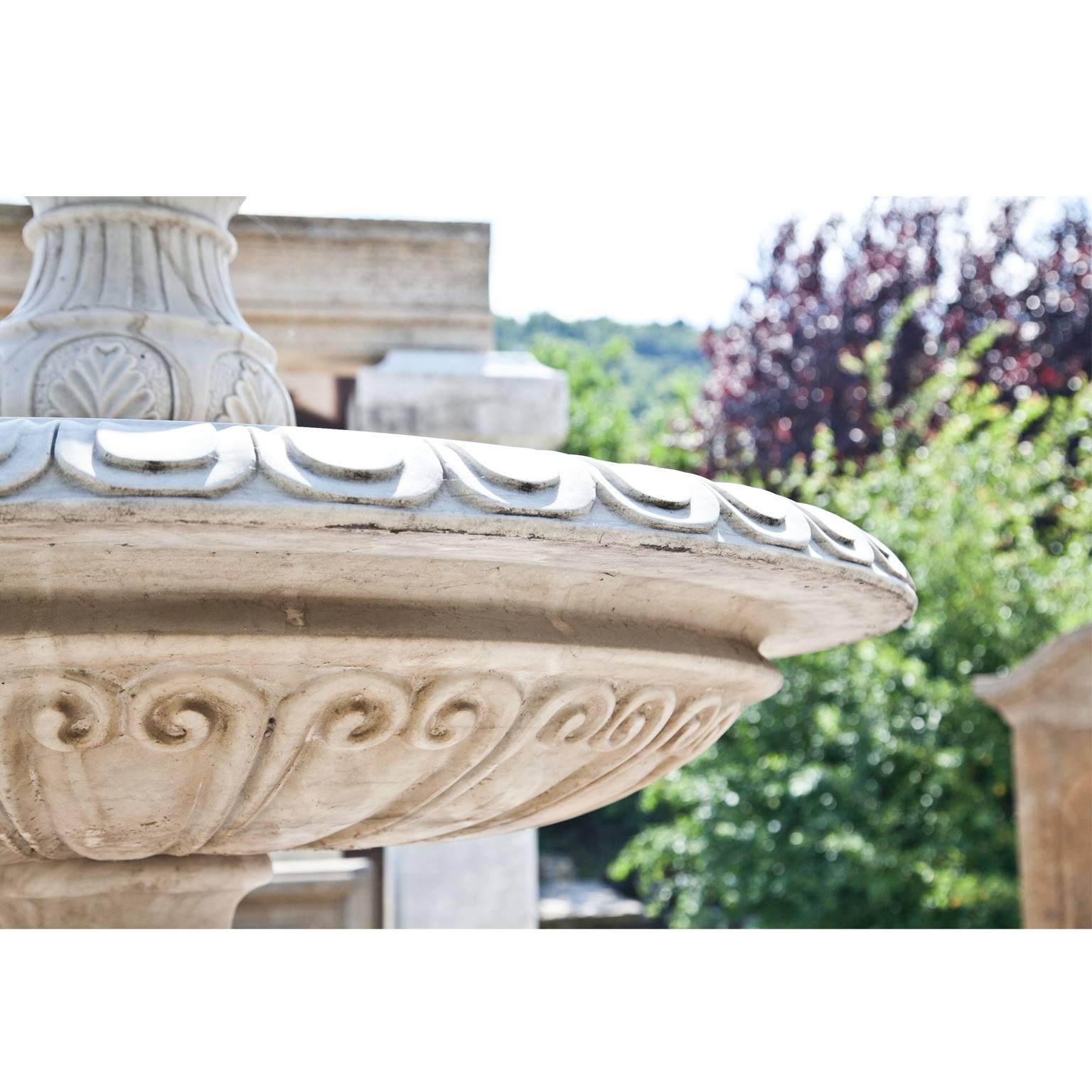 Three-Tiered Neoclassical-Style Fountain In Excellent Condition In Greding, DE