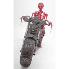 Lifesize "Ghost Rider" by Anacleto Spazzapan, Italy, 2010