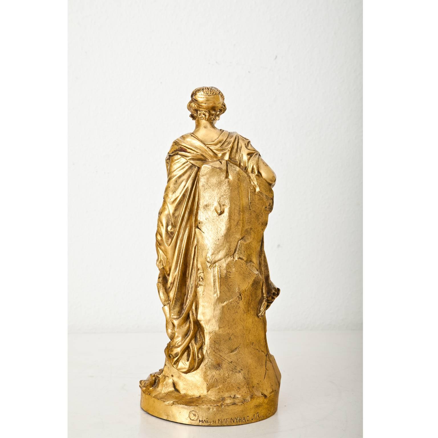 sappho bronze bust