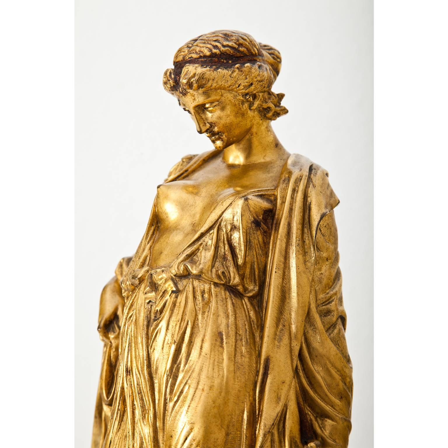 Bronze Sculpture of Sappho, J. Clésinger, France, 19th Century 1