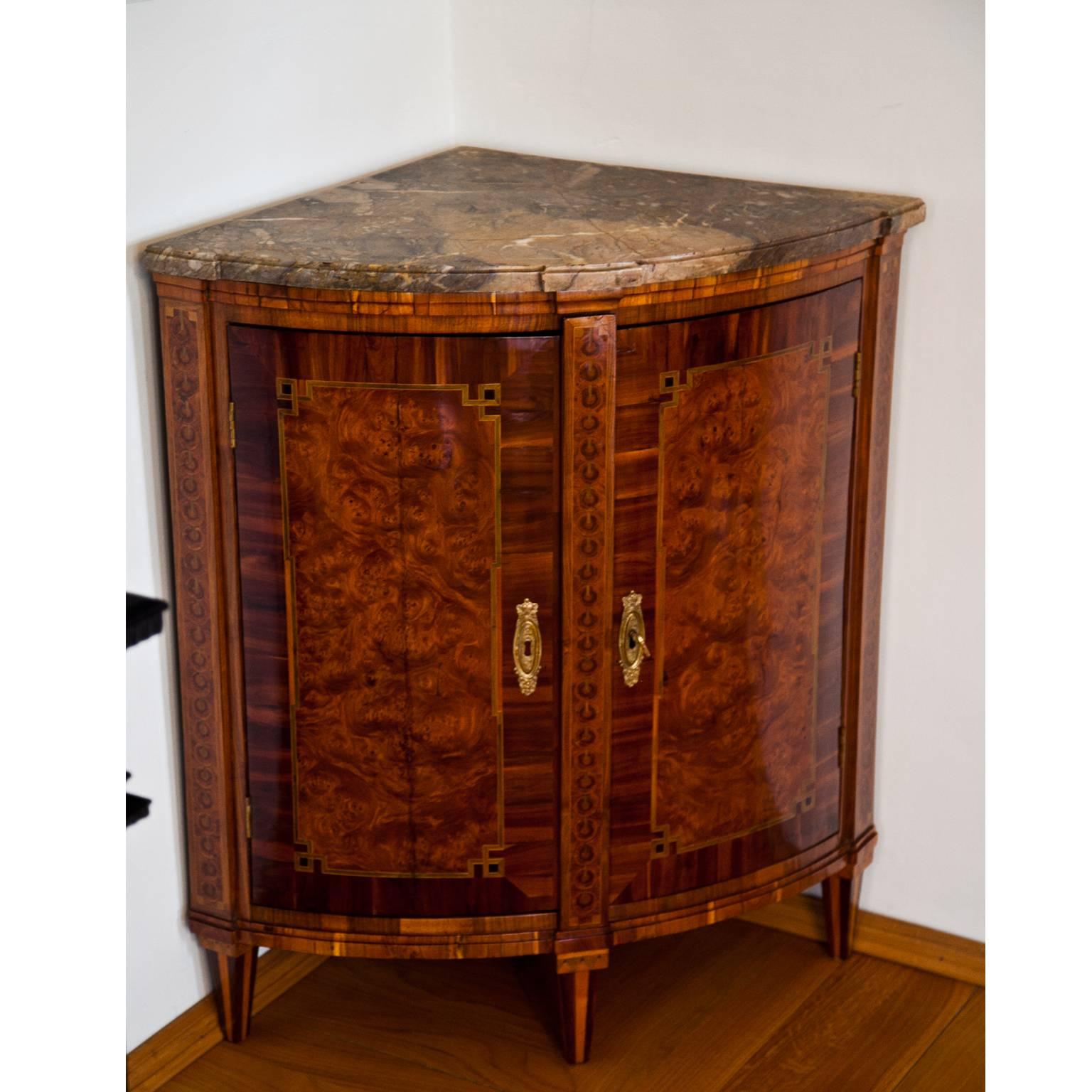European Louis-Seize Corner Cabinets, 18th Century