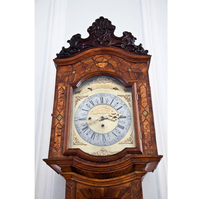 Grandfather Clock, Southern Germany 18th Century at 1stDibs german