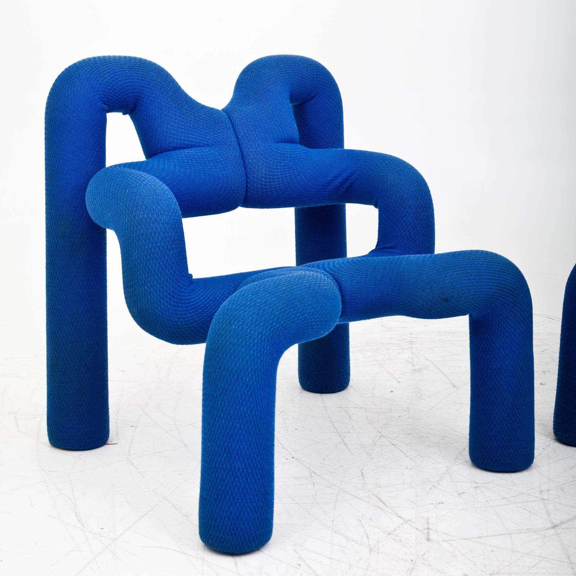 Norwegian 'Ekstrem' Lounge Chairs Byterje Ekström, Norway, 1980s