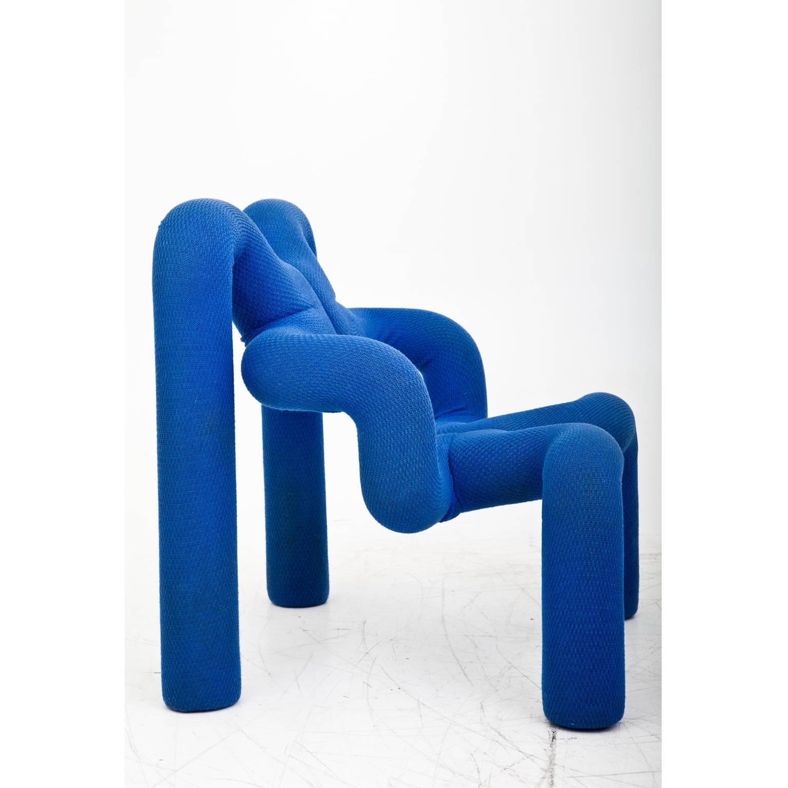 'Ekstrem' Lounge Chairs Byterje Ekström, Norway, 1980s In Good Condition In Greding, DE